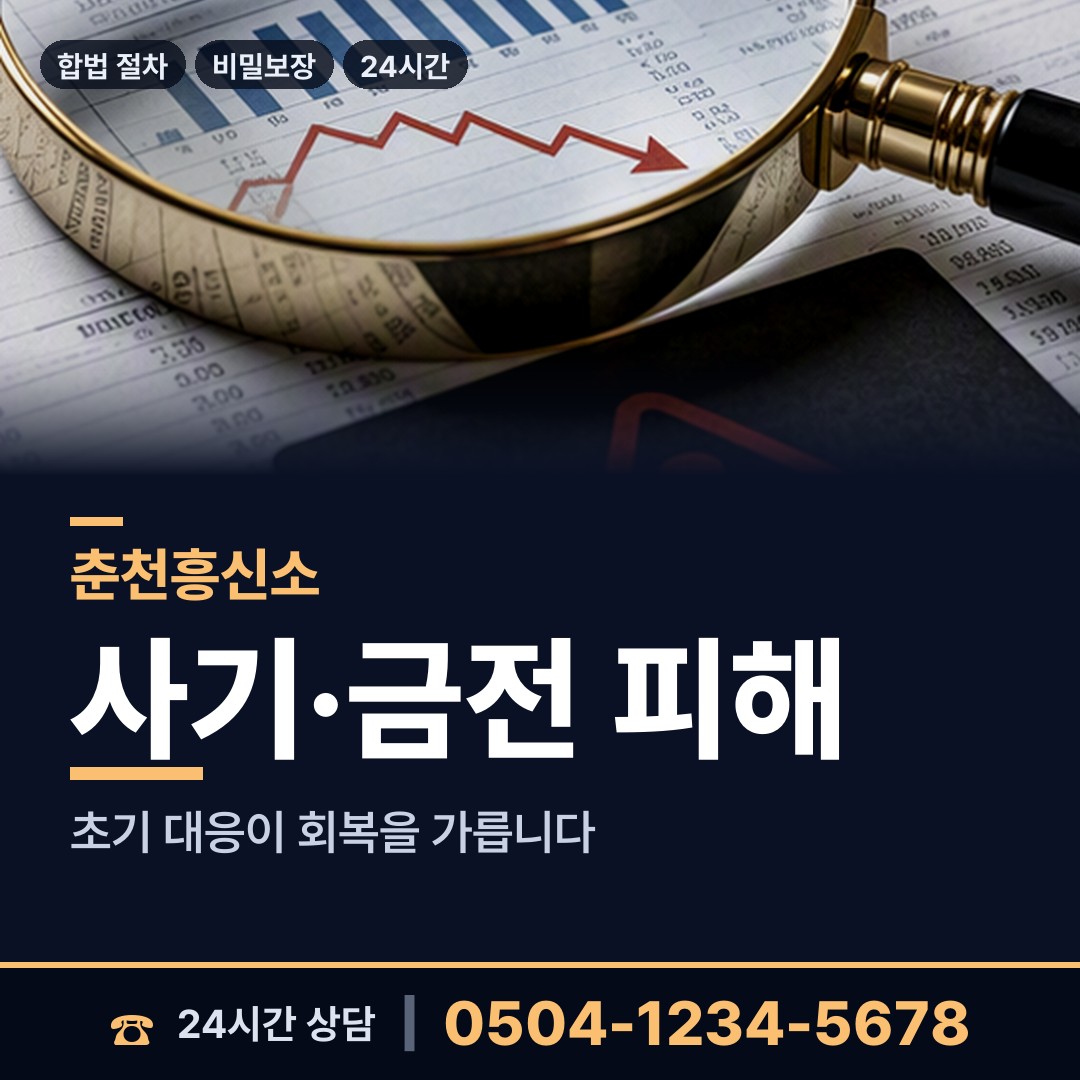 춘천 북산면 계약사기조사 상담 안내